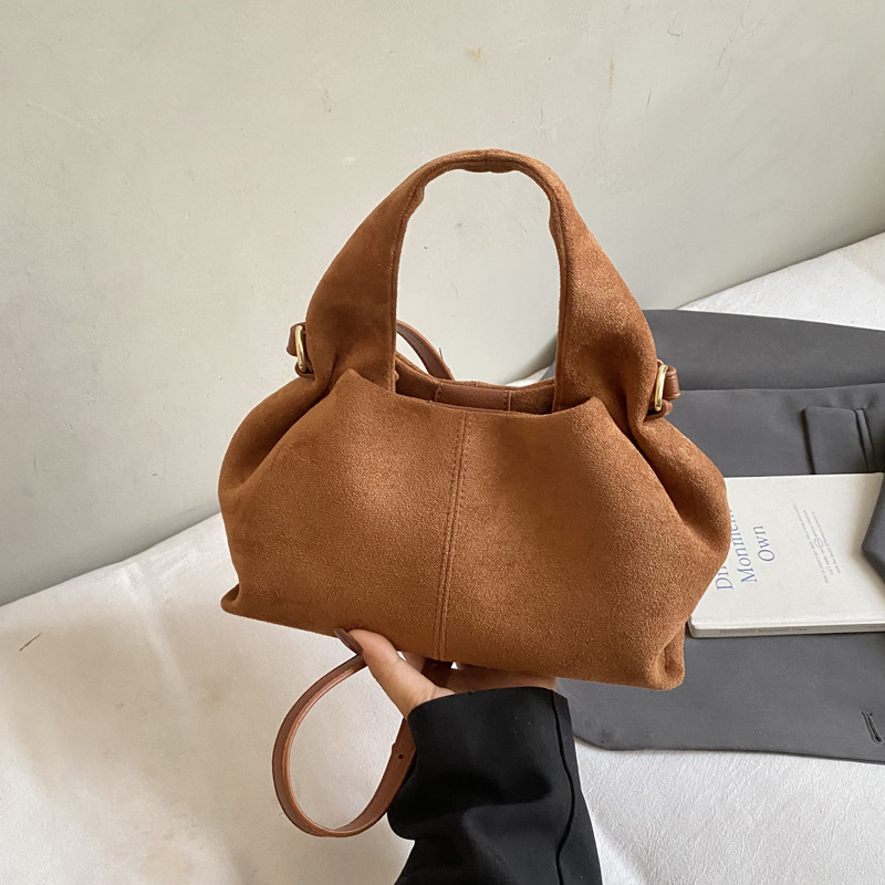 Yunduo Dumpling Bag za žene, jesen 2025, moderna lunchbox torba s francuskom teksturom, preko ramena