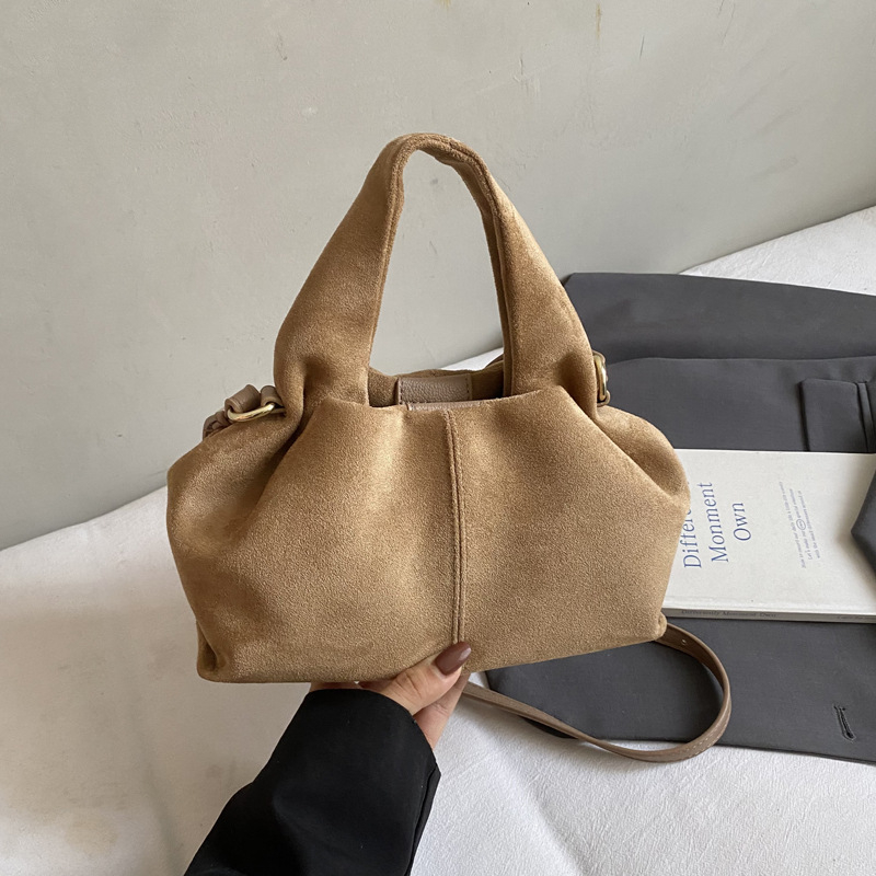 Yunduo Dumpling Bag za žene, jesen 2025, moderna lunchbox torba s francuskom teksturom, preko ramena
