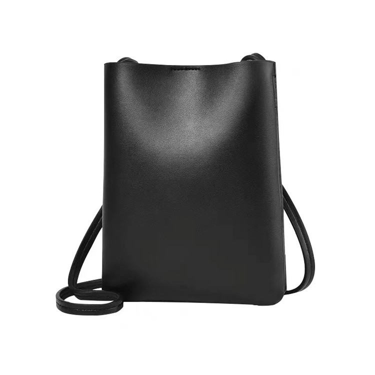 Γυναικεία crossbody τσάντα για κινητό, κορεατικού στυλ, φρέσκια, μινιμαλιστική PU δερμάτινη μικρή τσάντα ώμου