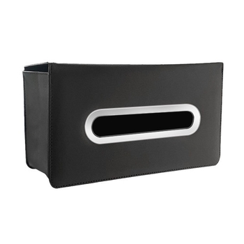 Kožna kutija za maramicu za auto s visećim dizajnom za stražnju sjedalu, kompaktni dozator maramica, dimenzije 24 x 13,5 x 9 cm
