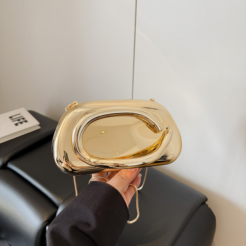 2025 nova lagana luksuzna akrilna večernja torbica s elektroplatom, prilagođena ručna torba za banket, torba za telefon i kozmetiku