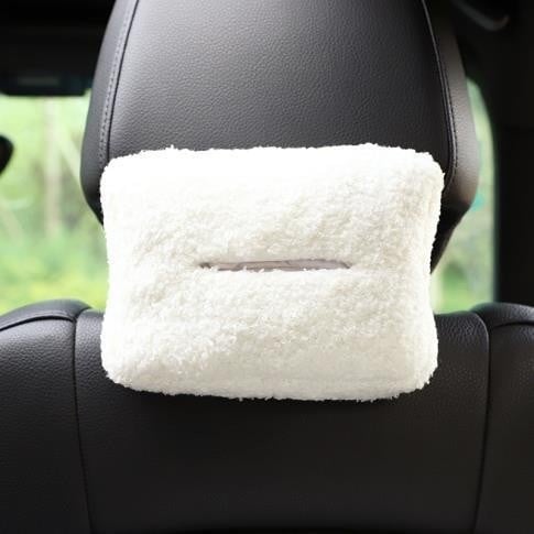 Kutija za maramice u automobilu s džepom na naslonu za ruku, velika kapaciteta, dizajn oblaka