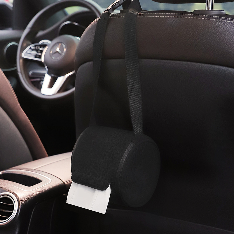 Kutija za maramice za auto, viseća na sjedalu, dodatak za unutrašnjost automobila, luksuzan izgled, veličina 52×12 cm