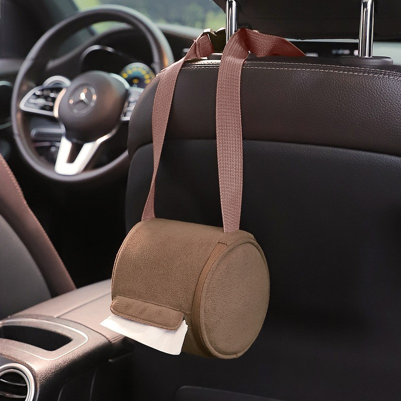 Kutija za maramice za auto, viseća na sjedalu, dodatak za unutrašnjost automobila, luksuzan izgled, veličina 52×12 cm