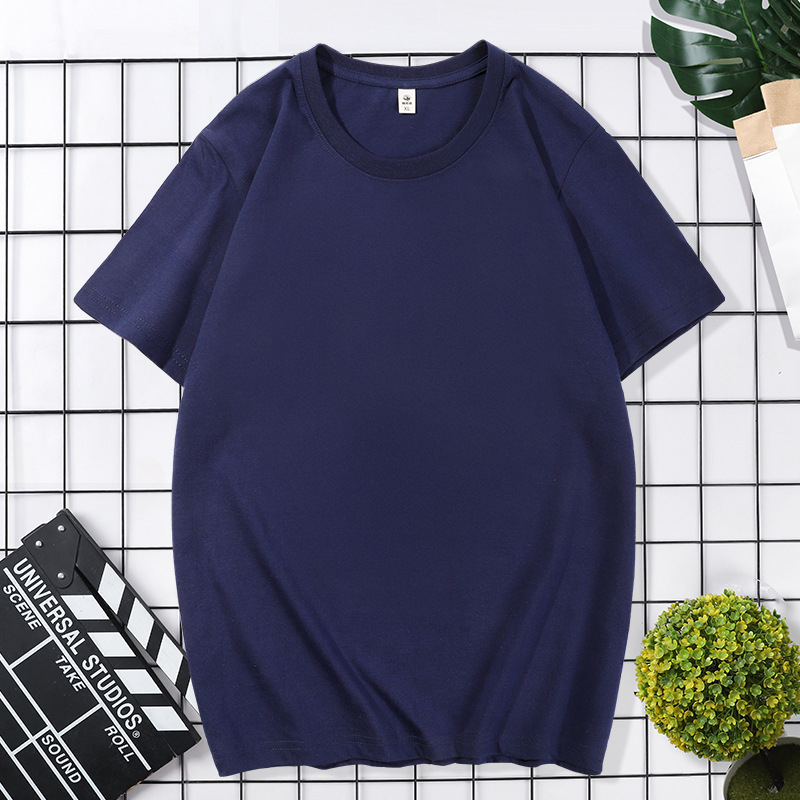 Muško pamuk T-shirt kratkih rukava, slim fit, okrugli izrez, višebojna otisak, europska veličina