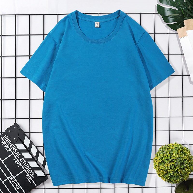 Muško pamuk T-shirt kratkih rukava, slim fit, okrugli izrez, višebojna otisak, europska veličina