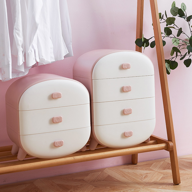 Kutija za pohranu donjeg rublja s pregradama – 3-u-1 organizator ormara za grudnjake, čarape i donje rublje