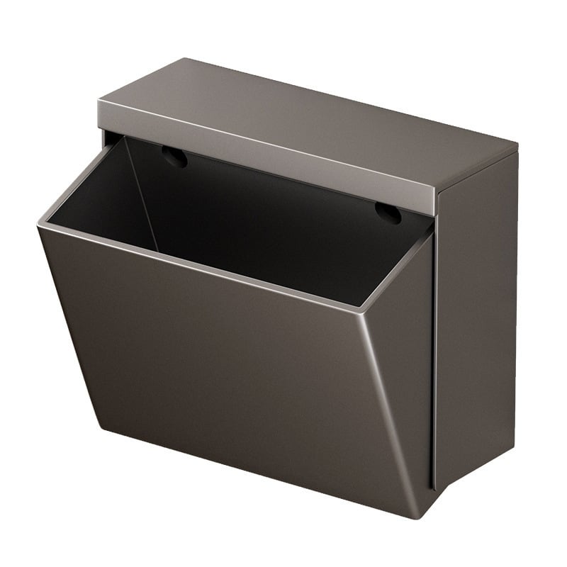 Zidni držač toaletnog papira, vodootporan, od aluminija, moderan minimalistički dizajn