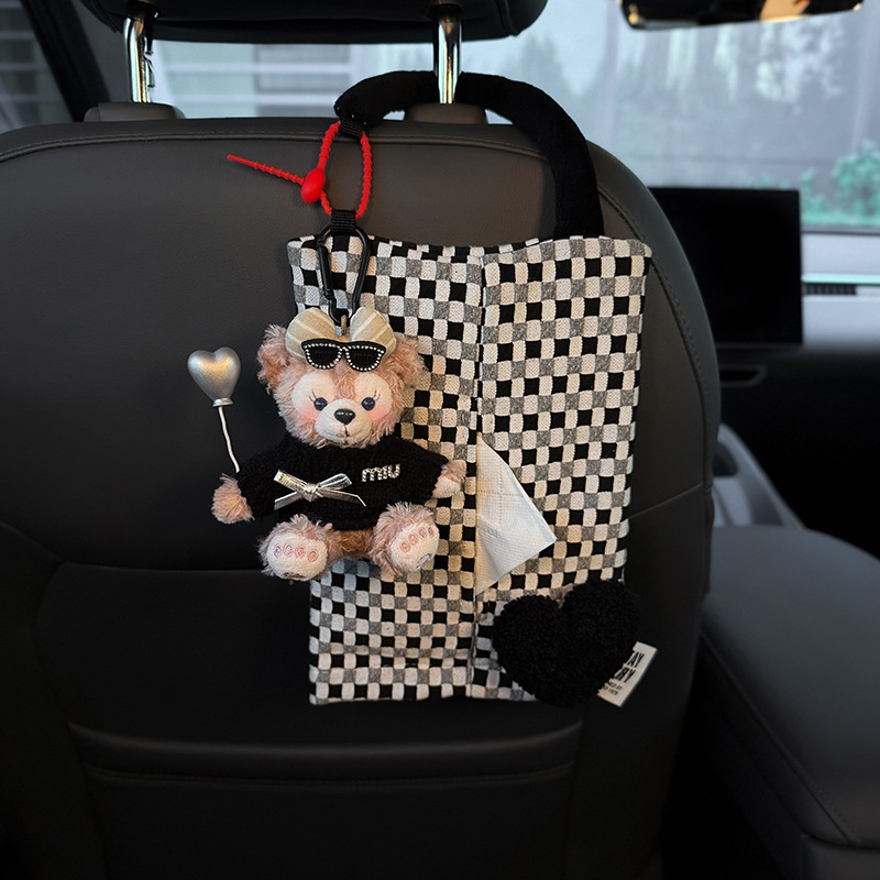 Shirley Mei auto držač papirnatih maramica — visi organizator za prednja i stražnja sjedala, elegantan dizajn