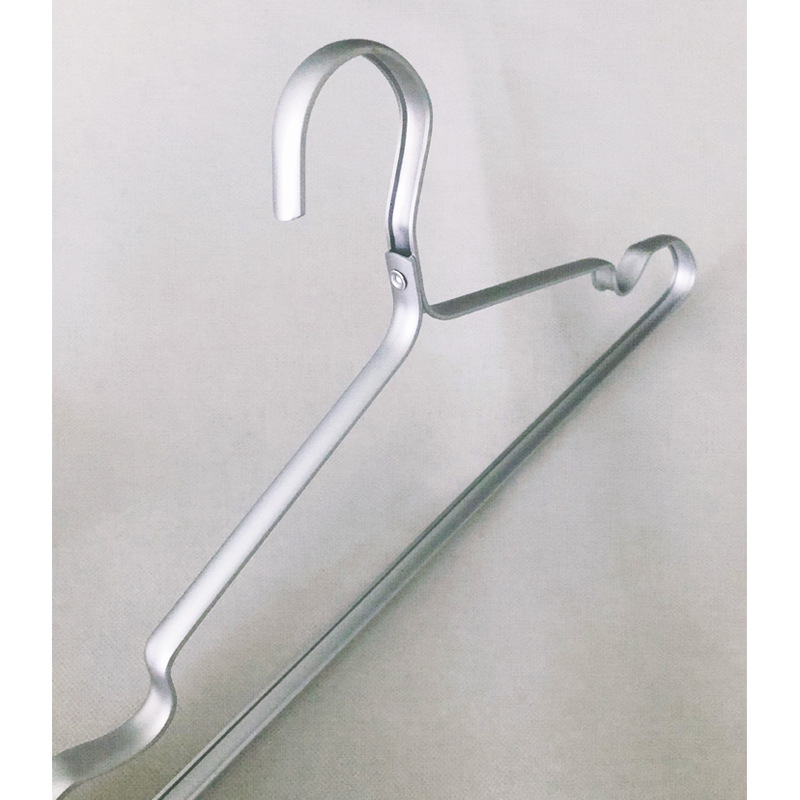 Vješalica za odjeću od aluminijske legure, za kućnu upotrebu, bez tragova, otporna, luksuzni zlatni završetak