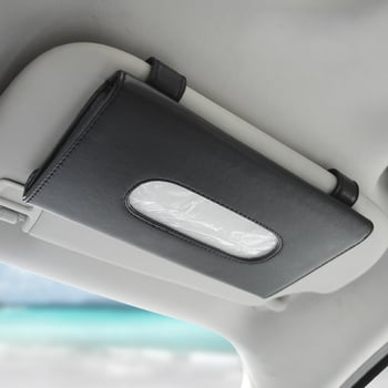 Cutie de șervețele auto, pentru mașină – accesorii interioare din piele sintetică
