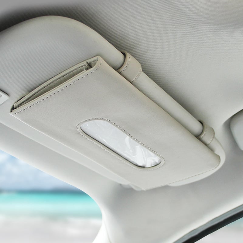 Cutie de șervețele auto, pentru mașină – accesorii interioare din piele sintetică