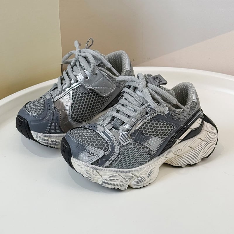 Mai Xiaomai Dječje tenisice s Velcro remenom, lagane, zimske, fleece podstava, distres boja