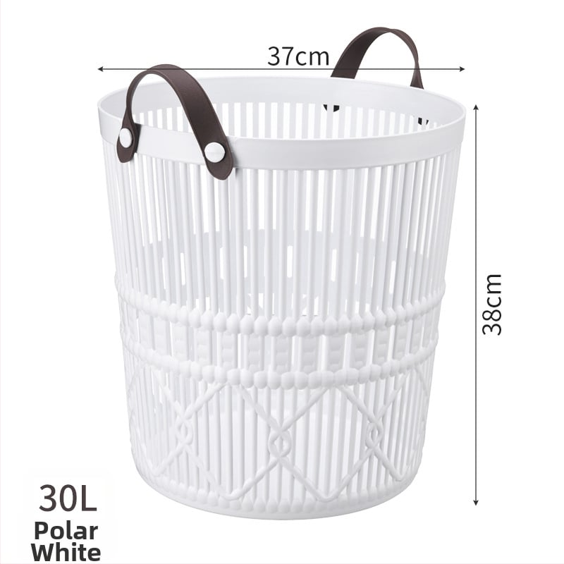 30L koš za prljavu odjeću, plastični koš za pranje rublja, veliki za kupaonicu, moderan minimalistički dizajn