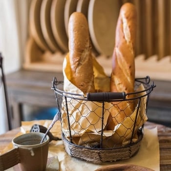Ručni koš od željezne žice, pleteni, dekorativni retro koš za pohranu u stilu ZAKKA, američki seoski pastoral