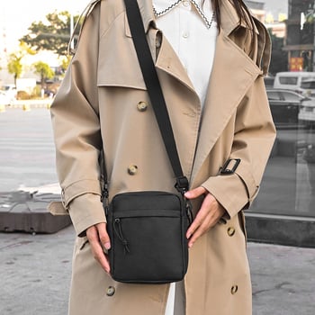 Muška crossbody torba – 2026 novi stil, ležerni minimalistički dizajn, pretinac za telefon, kompaktna, modni brend
