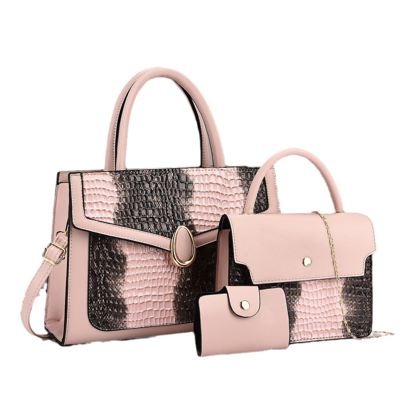 Dezia nova ženska torbica s color-block dizajnom, srednja veličina, PU, velika kapaciteta, preko ramena i crossbody