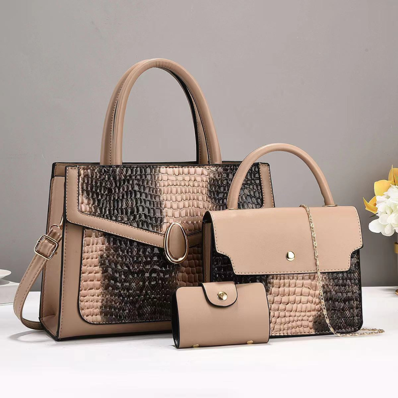Dezia nova ženska torbica s color-block dizajnom, srednja veličina, PU, velika kapaciteta, preko ramena i crossbody