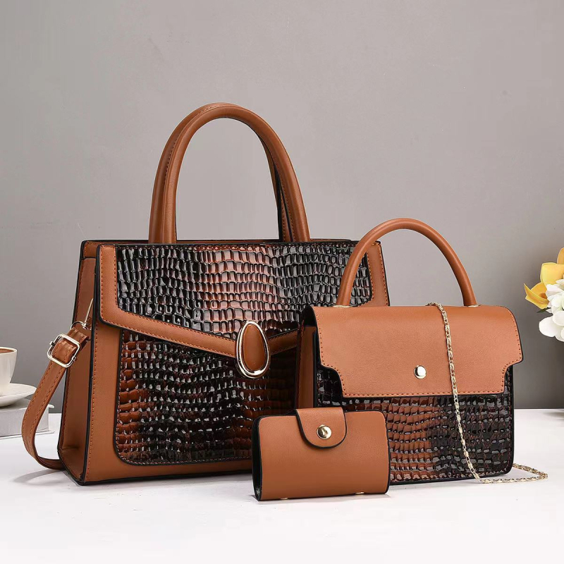 Dezia nova ženska torbica s color-block dizajnom, srednja veličina, PU, velika kapaciteta, preko ramena i crossbody