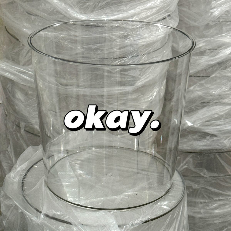 Prozirna kutija za pohranu, 6 L, ekstra velika, čvrst plastični materijal, za kuću i ured
