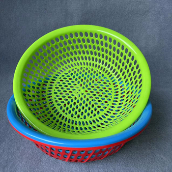 28 cm plastična okrugla košarica za odvodnju i skladištenje povrća – kuhinja i dom
