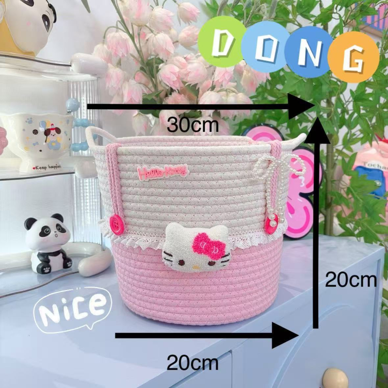 Strawberry Bear 2-u-1 koš za pohranu i igračka za lutke – elegantan i praktičan dar