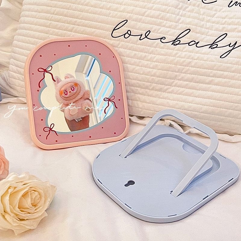 Φορητός καθρέφτης μακιγιάζ σε στυλ Instagram, γλυκό για φοιτητές, κατάλληλος για οικιακό γραφείο και κομοδίνο, υψηλής ευκρίνειας