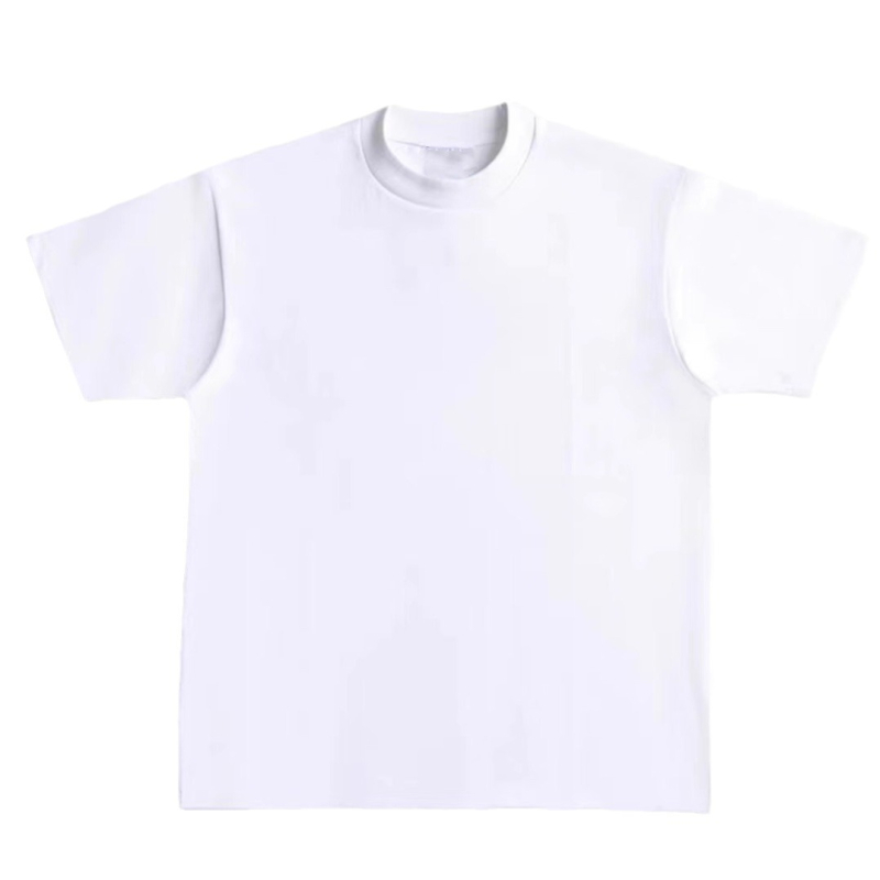 Ανδρική μονόχρωμη T-shirt με στρογγυλό λαιμόκοψη, 60s διπλής όψης μερκερισμένο βαμβάκι, κοντό μανίκι, casual καλοκαίρι