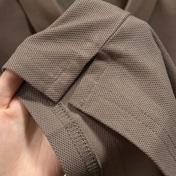 Muška polo majica kratkih rukava od pamuka - vrhunski poslovno-ležerni stil, ljeto 2024, tkanina Ice Silk, izšivanje