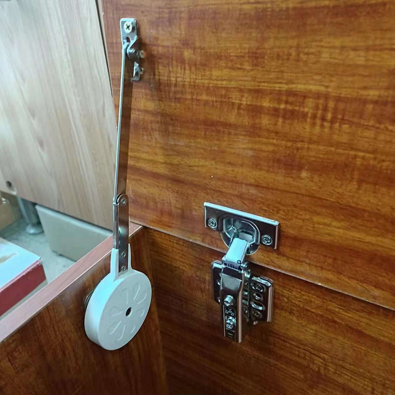 Hidraulički amortizer za podizne vrata ormarića s bufer-štapom, zaštita od zapinjanja, hardver za dressing table