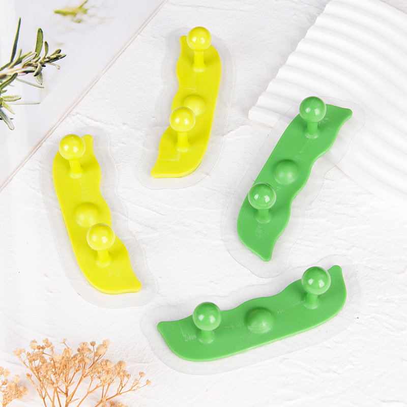 Kreativna kuka s ljepilom u obliku graha, bez bušenja, nosivost 3-5 kg, za kuhinju i kupaonicu