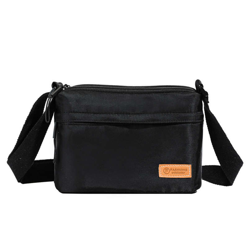 Unisex crossbody torba s višestrukim pretincima, vodootporan PU materijal, casual svakodnevna torba
