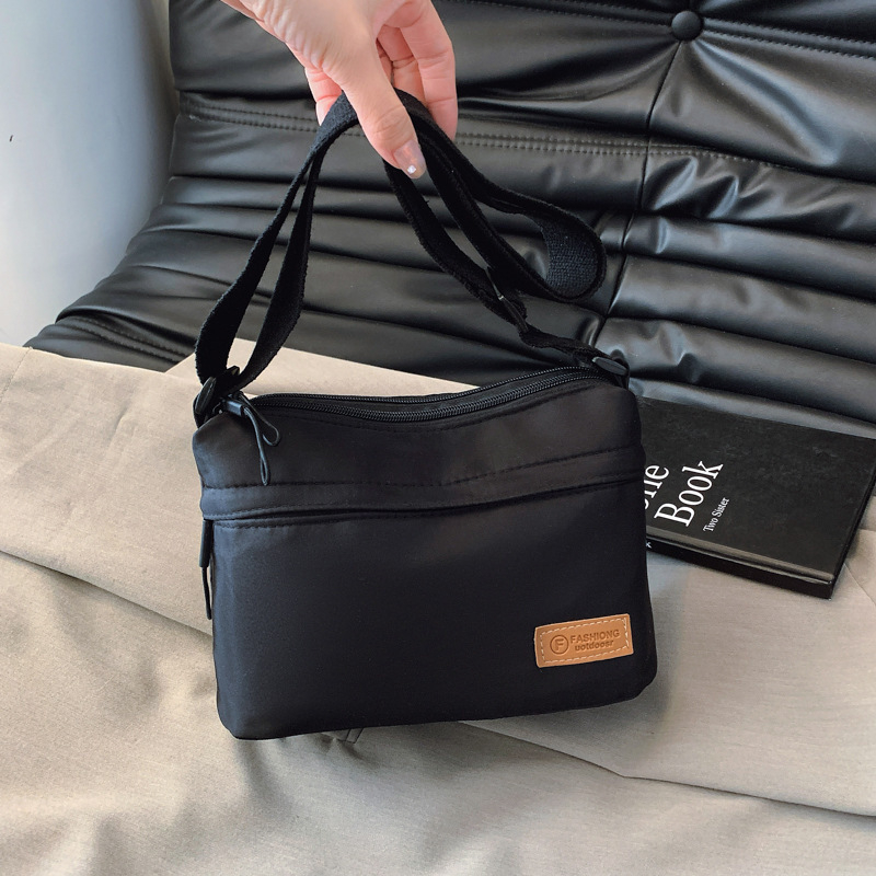 Unisex crossbody torba s višestrukim pretincima, vodootporan PU materijal, casual svakodnevna torba