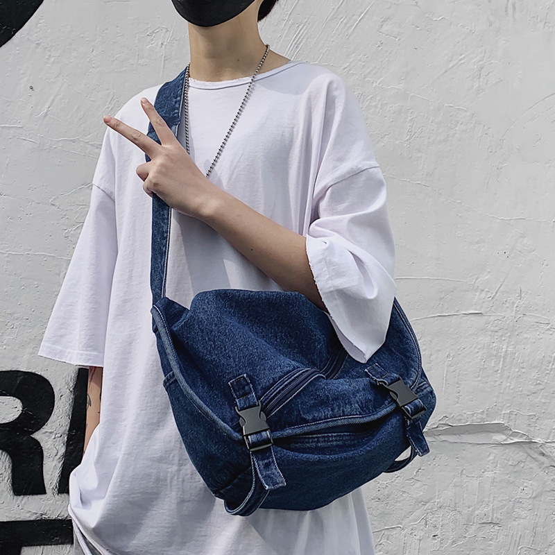 Harajuku stil crossbody torba, unisex, funkcionalna torba s japanskim dizajnom