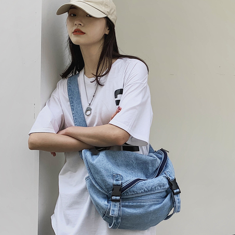 Harajuku stil crossbody torba, unisex, funkcionalna torba s japanskim dizajnom