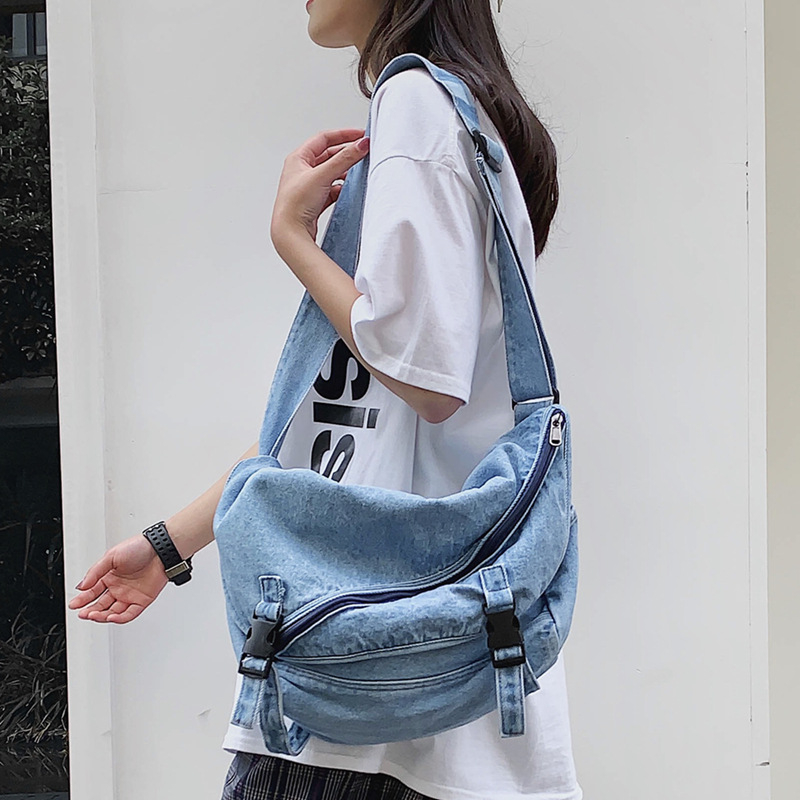 Harajuku stil crossbody torba, unisex, funkcionalna torba s japanskim dizajnom