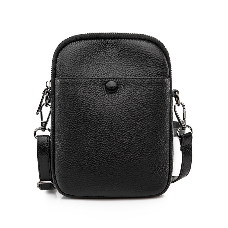 Teksturirana mini ženska crossbody torbica, 2025 novi model, meka koža, kompaktna torbica za telefon i novčanik