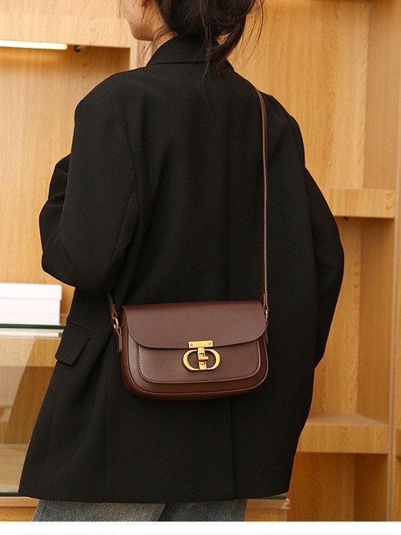 Ženska mini kvadratna torba s Maillard teksturom, svestrana crossbody torba za svakodnevnu upotrebu