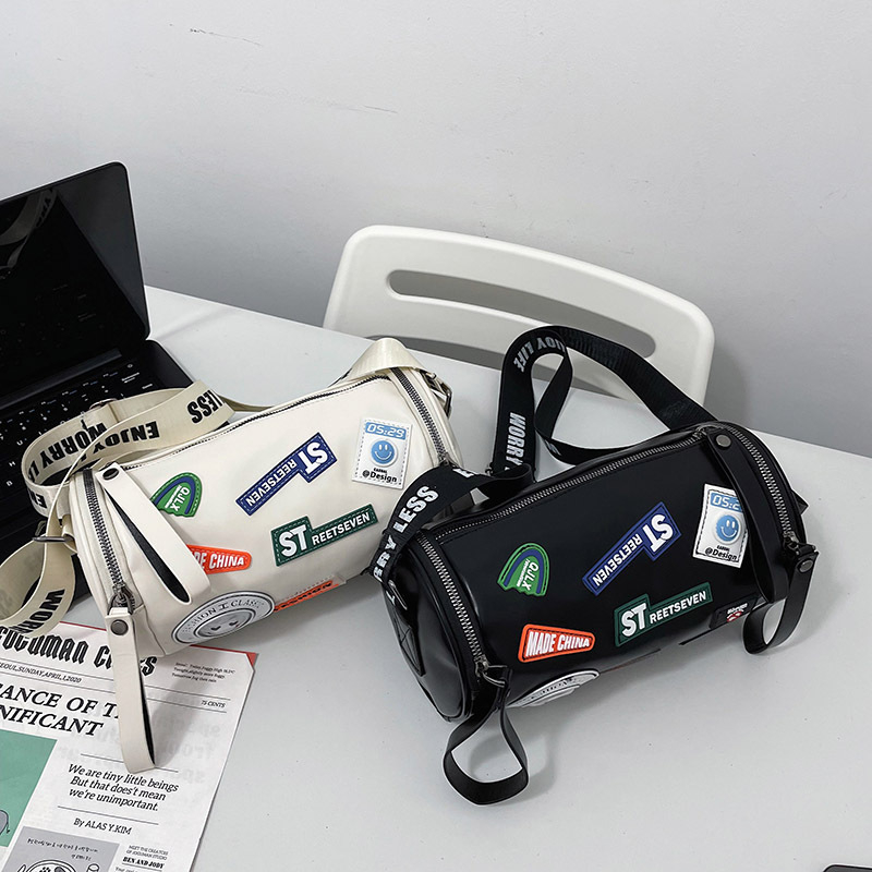 2025 nova korejska stil crossbody torba od PU kože, mala kružna torba s jedinstvenim dizajnom, za svakodnevnu upotrebu