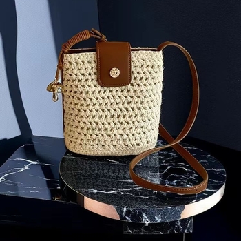 Mini pamuk torba Tote s poklopcem, rameni ili crossbody remen, džep na zip i džep za telefon, ljeto 2025