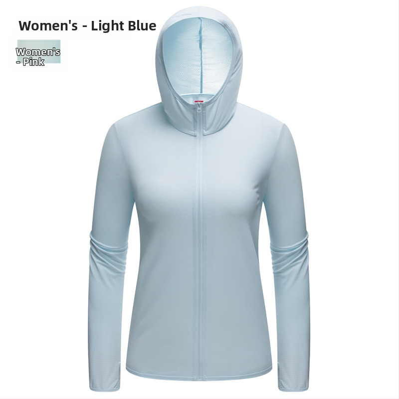 Unisex πλεκτή ζακέτα με κουκούλα από ice silk και UV προστασία, ελαφριά καλοκαιρινή εξωτερική ζακέτα με προσαρμοσμένο λογότυπο