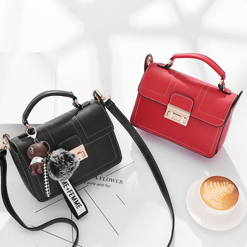 Ins Lijepa mala ženska crossbody torbica, korejski stil, četvrtasti oblik, PU koža, svakodnevna upotreba, ljeto 2018