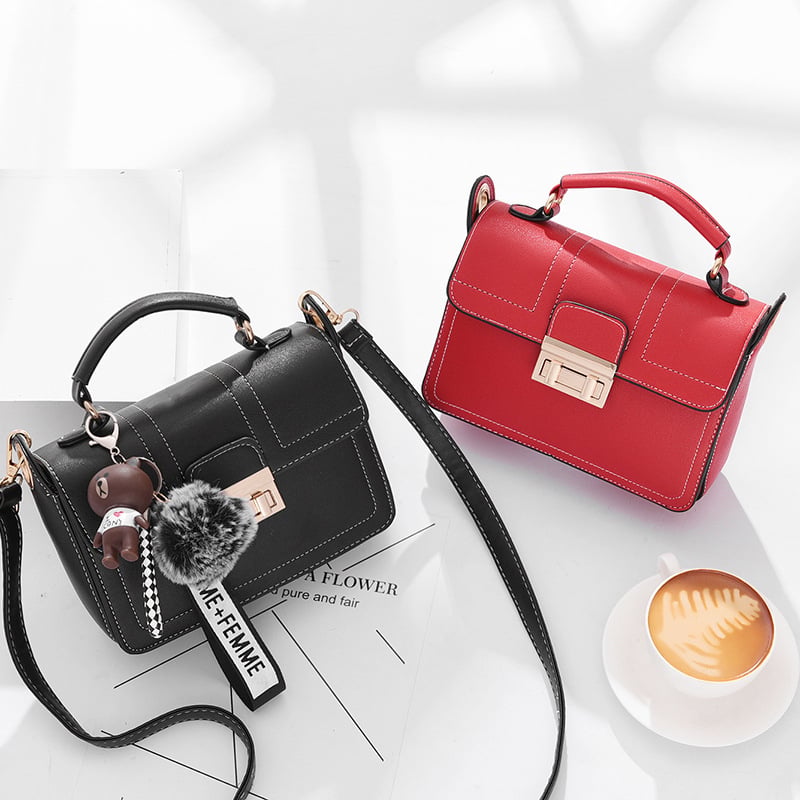 Ins Lijepa mala ženska crossbody torbica, korejski stil, četvrtasti oblik, PU koža, svakodnevna upotreba, ljeto 2018