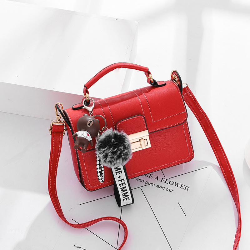 Ins Lijepa mala ženska crossbody torbica, korejski stil, četvrtasti oblik, PU koža, svakodnevna upotreba, ljeto 2018