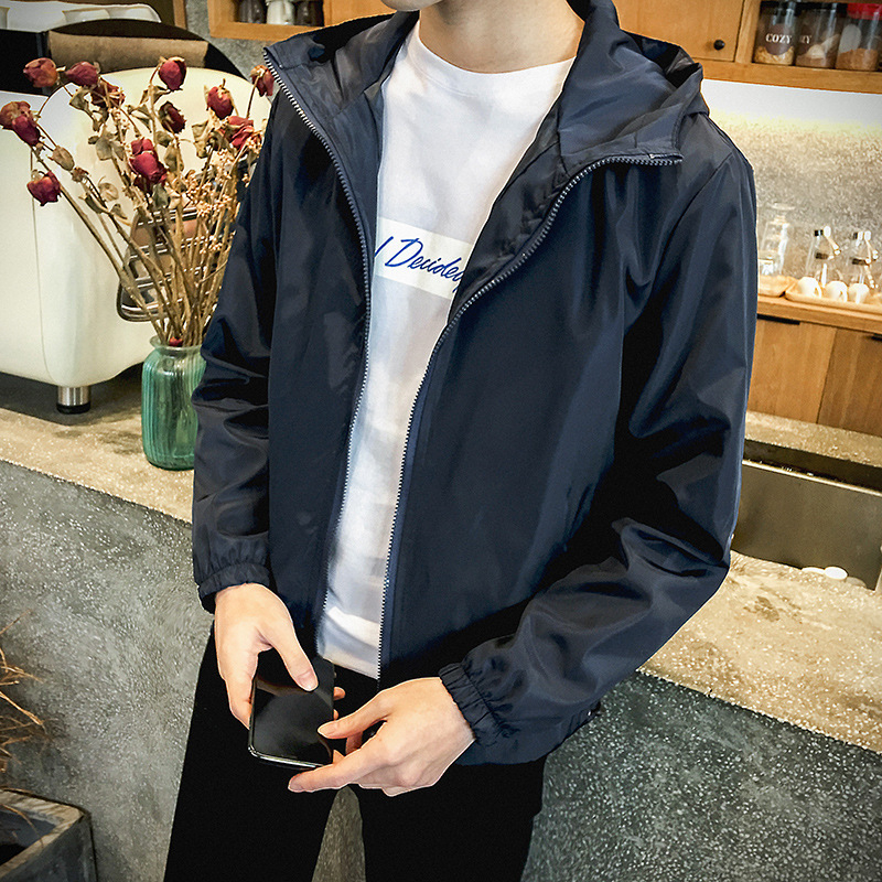 2026 proljeće-ljeto muška tanka jakna s UV zaštitom, korejskog stila, casual windbreaker
