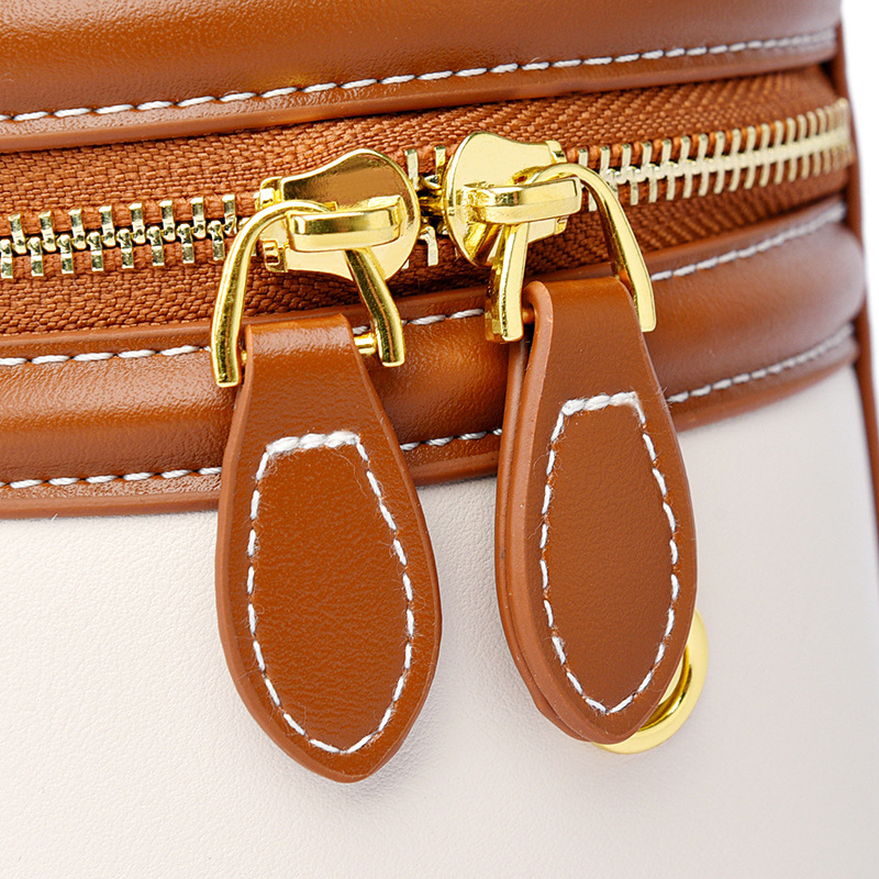 Ženska torba tipa kofa, 2025, svježi minimalistički stil, ramenski remen ili crossbody, zatvarač, visokokvalitetan materijal