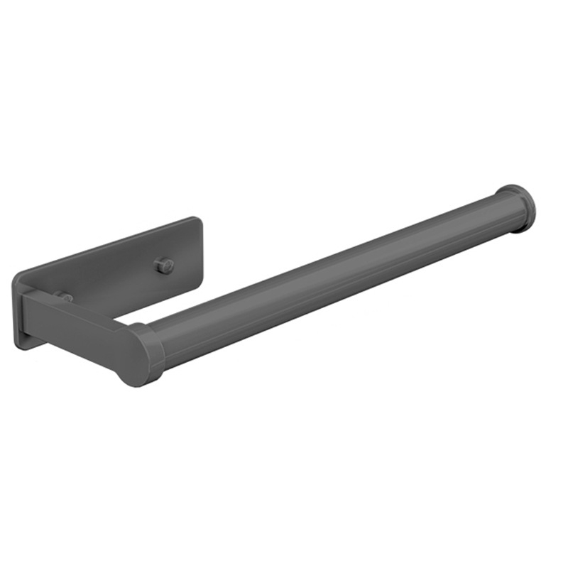 Zidni držač za kuhinjsku rolu papirnatih ubrusa, bez bušenja, od aluminijske legure, za papir, foliju i krpe