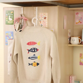Zidni držač s više redova kuka, bez bušenja; za vrata spavaće sobe i kupaonice; za šešire, ukosnice za kosu i torbe; ABS; nosivost do 5 kg; moderan minimalistički dizajn.