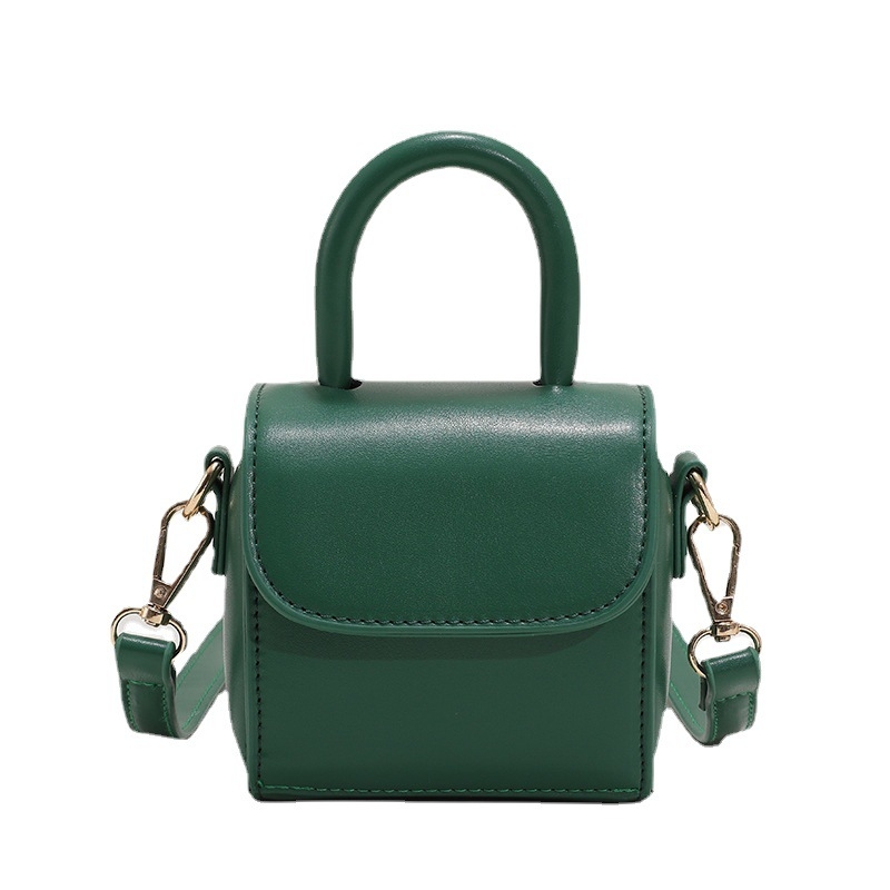 Ženska mini torbica 2021 – nova modna retro kvadratna crossbody torbica crvene boje