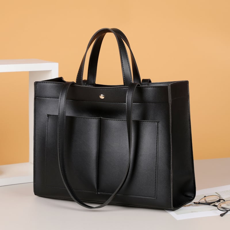 Ženska torba preko ramena, jednobojna, jednostavna i elegantna, moderna svakodnevna torba velikog kapaciteta